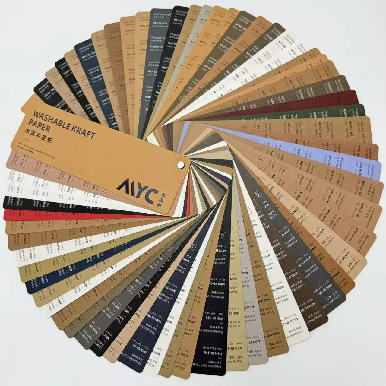 ZHICAI washable kraft paper color and texture collection