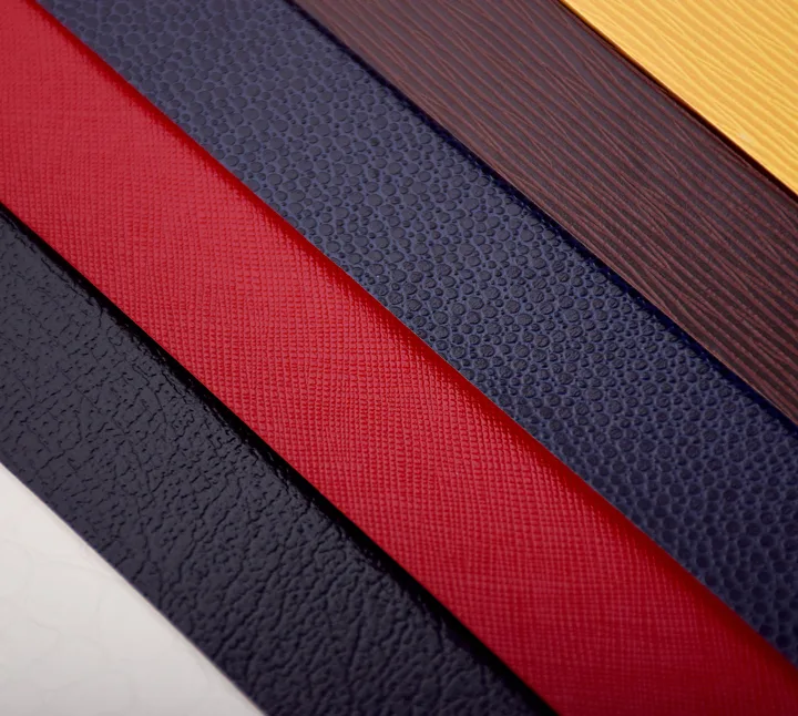 Color and texture options for washable and leatherette paper